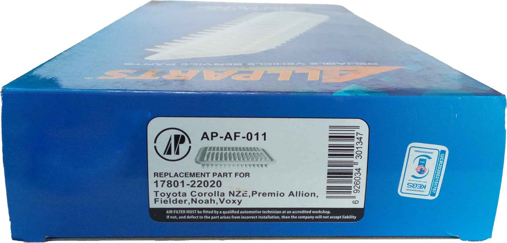 AP-AF-011 All Parts Air Cleaner