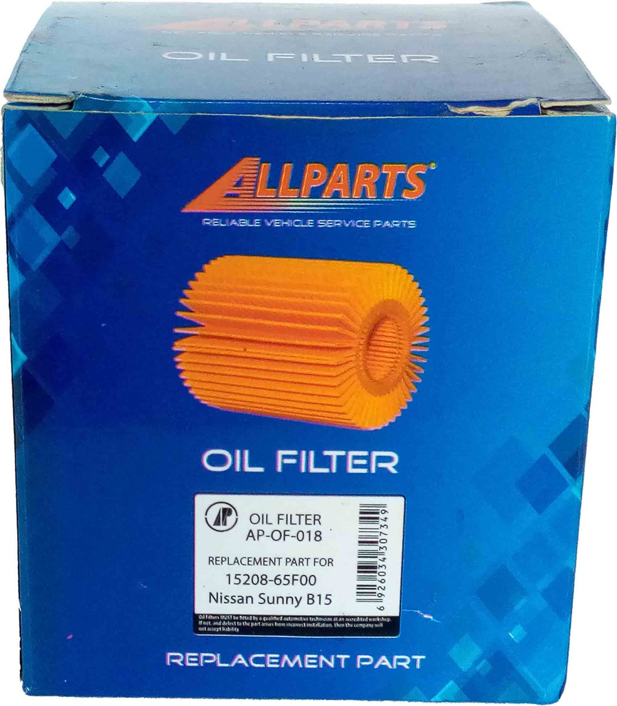 AP-OF-018 All Parts Oil Filter