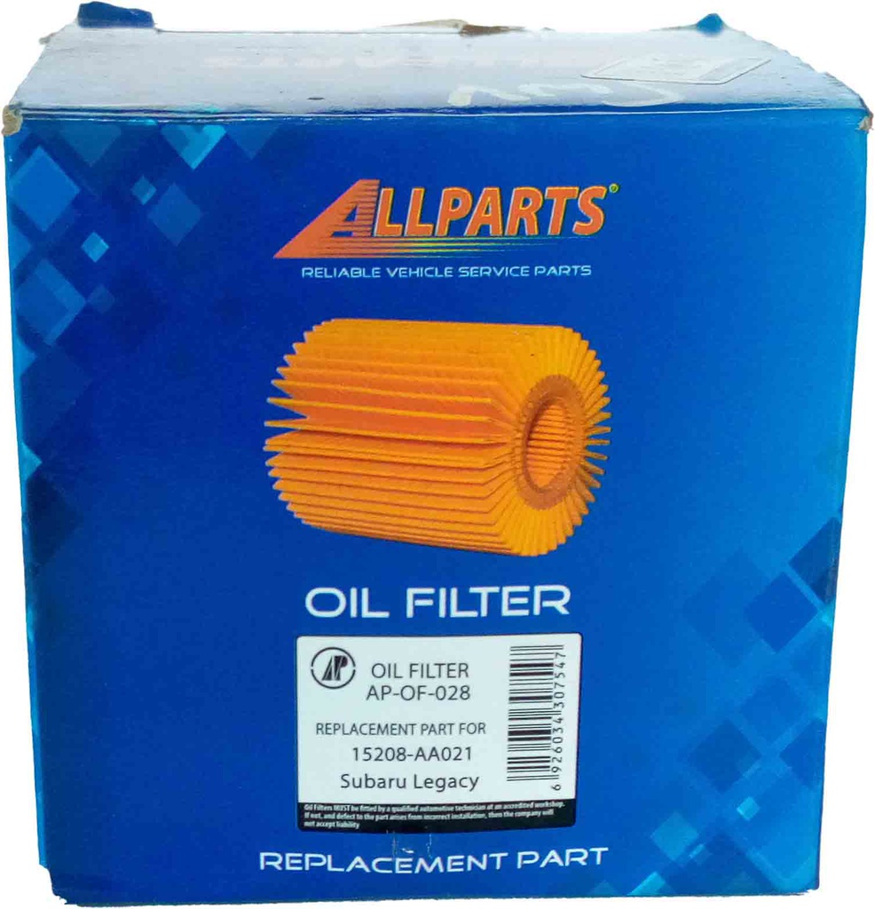 AP-OF-028 All Parts Oil Filter