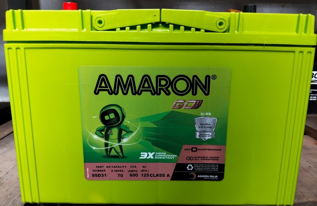 Battery Amaron SMF N70R (70Ah-600)