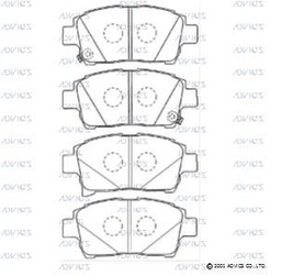 [BPADA1N068] A1N068 Advics Brake Pads